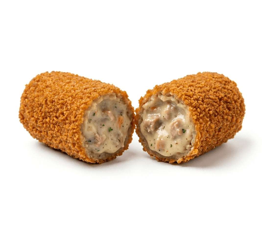 Kip-champignon kroket